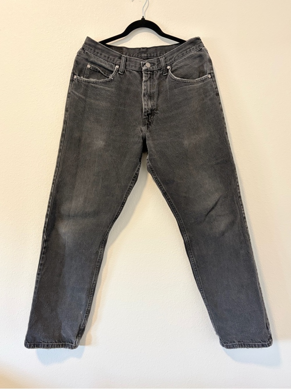 Wrangler 97601CB Grey Relaxed Fit Jeans Men’s 32x32 Vintage Faded Charcoal